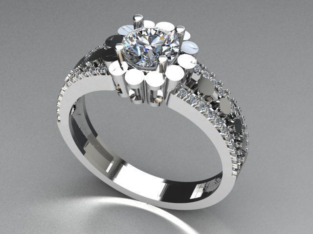 jewelry ring 3D print model_3