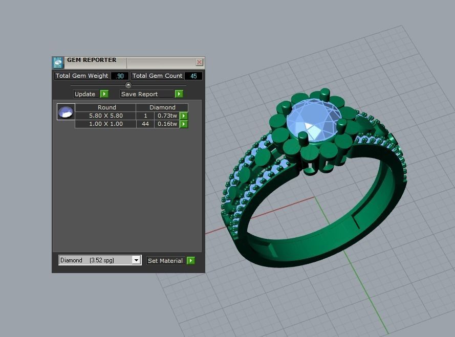 jewelry ring 3D print model_6