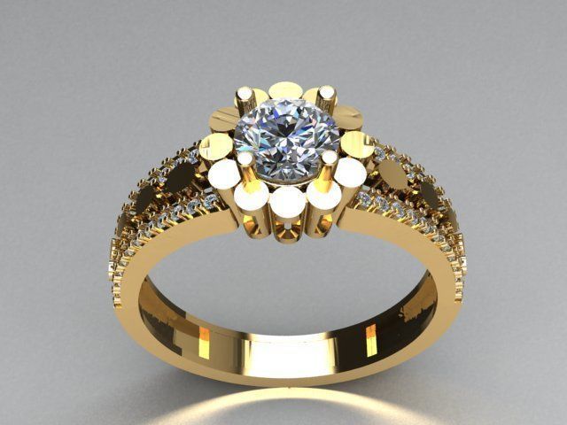 jewelry ring 3D print model_2