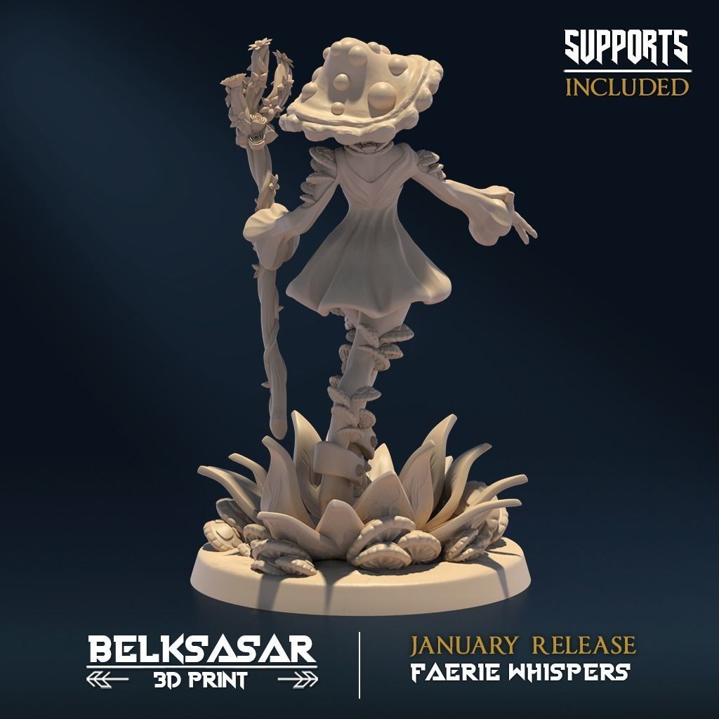 Myconid Consort B 3D print model_2