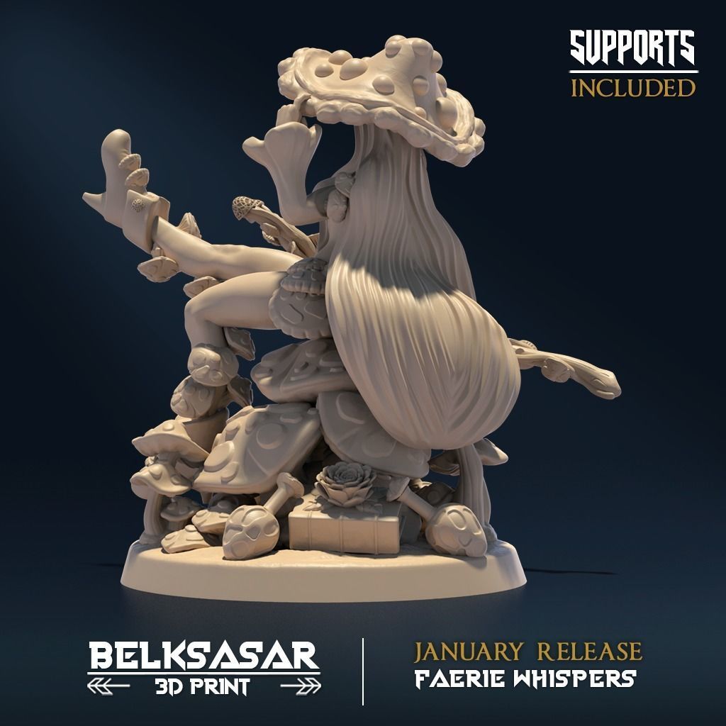 Myconid Consort C 3D print model_2