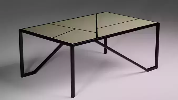 Modern Geometric Coffee Table