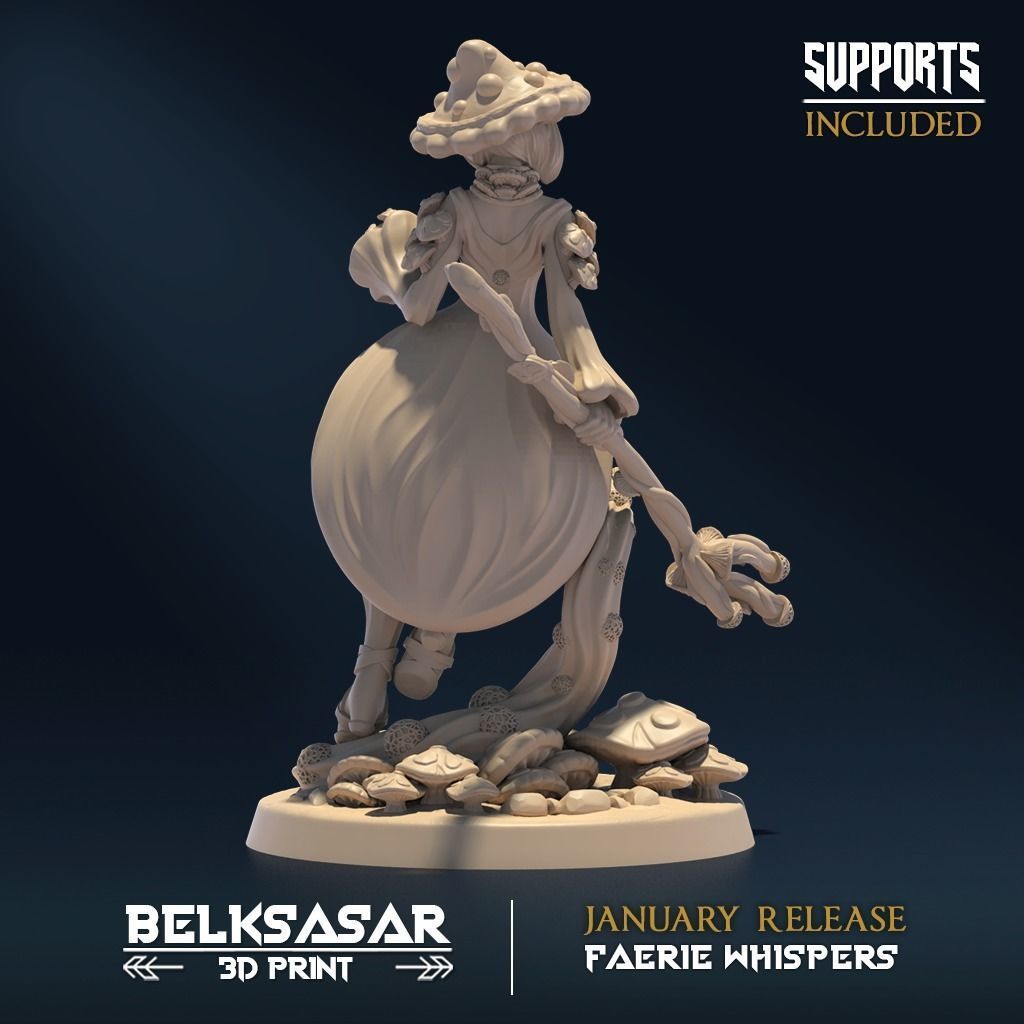 Myconid Consort D Nude 3D print model_5