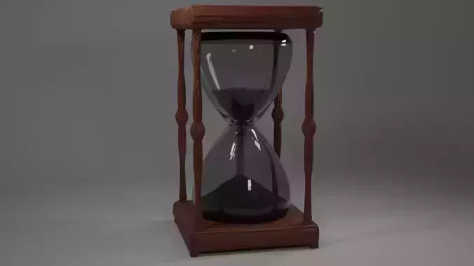 Hourglass sand 3D model