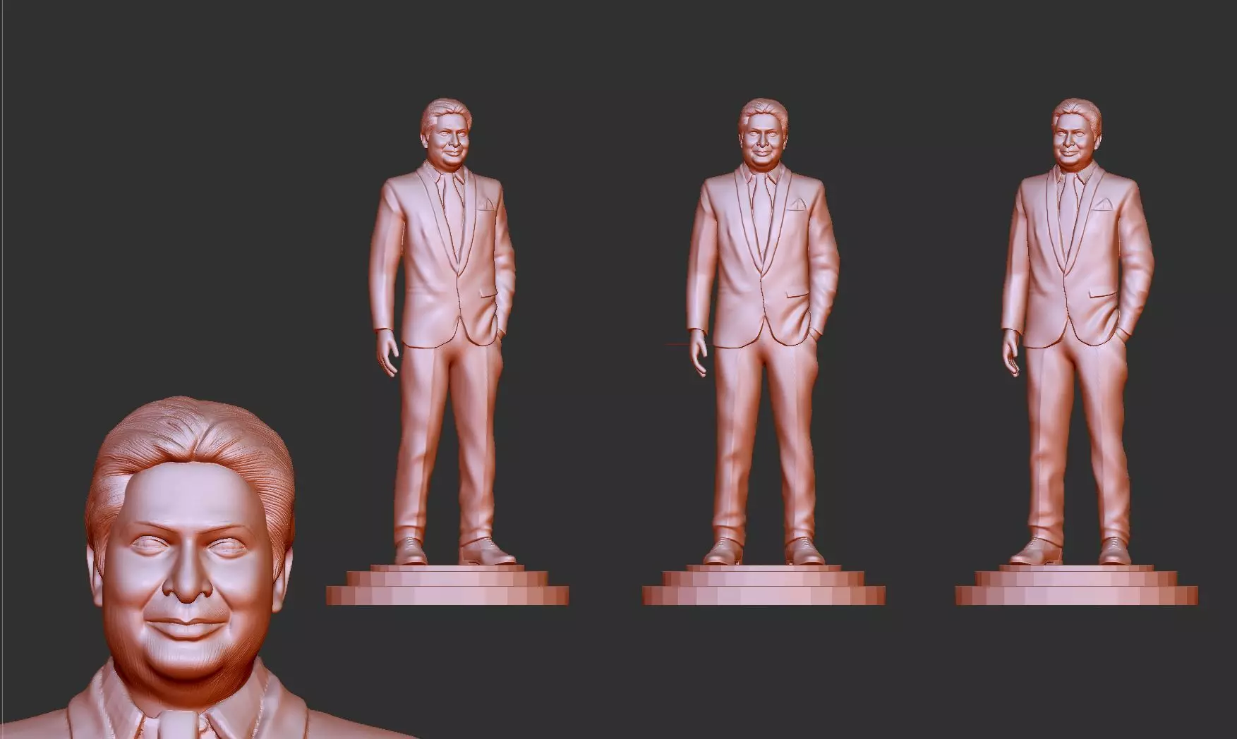 kumar sangakkara 3D print model_0