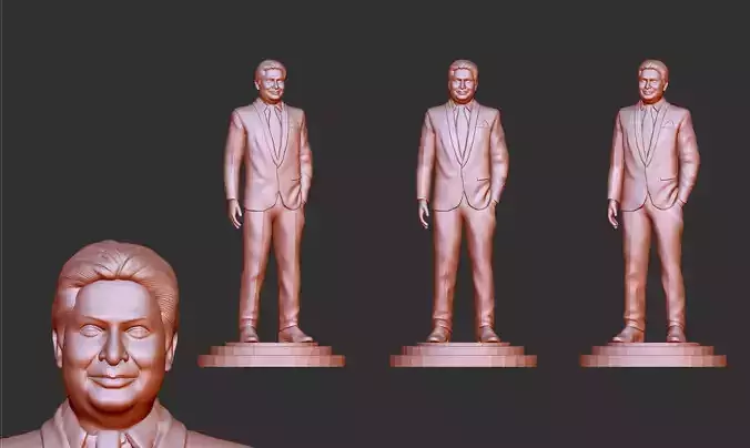 kumar sangakkara 3D print model