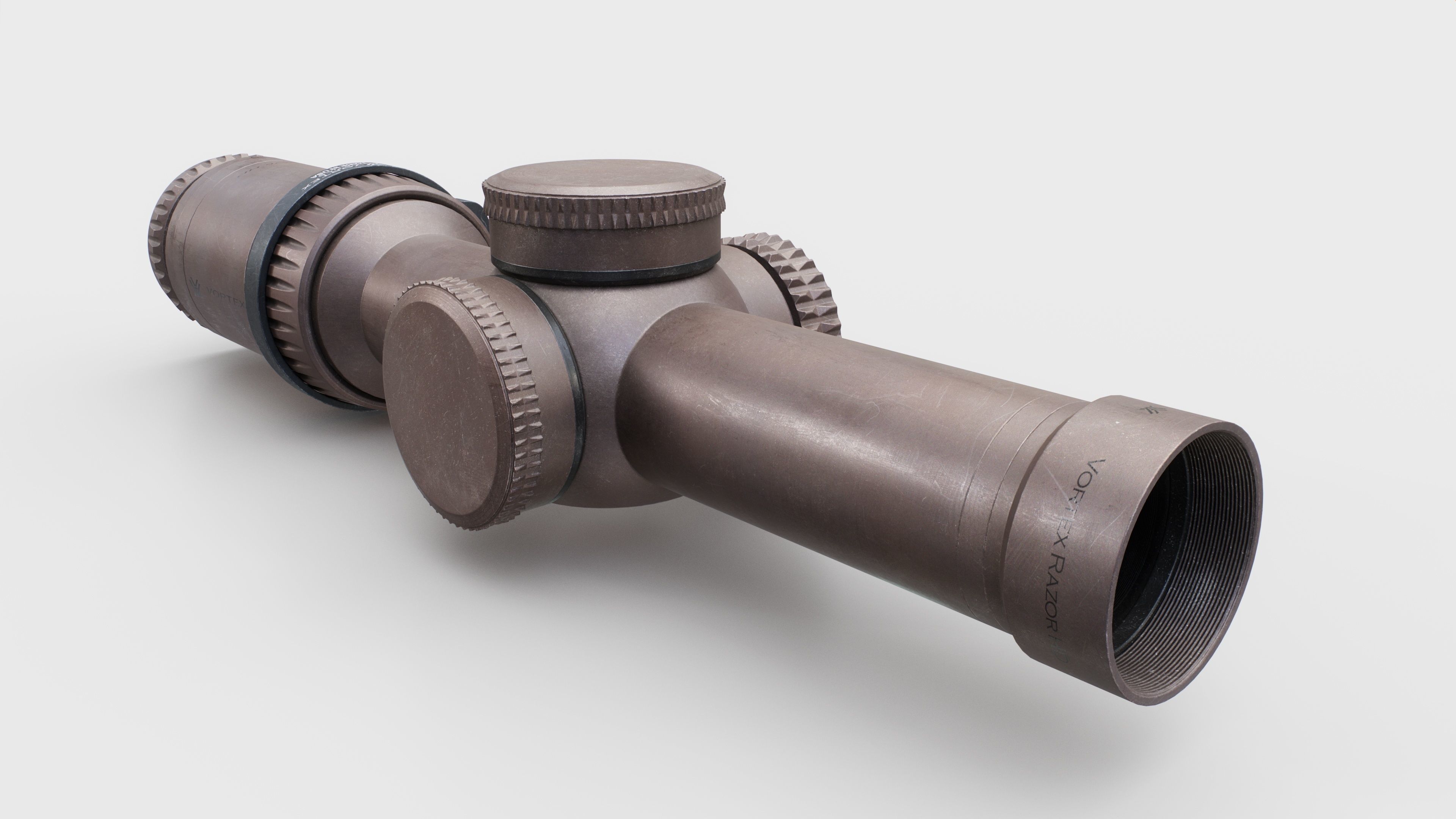 Vortex Razor HD Gen2-E 1-6x Low Power Variable Optic Low-poly 3D model_8