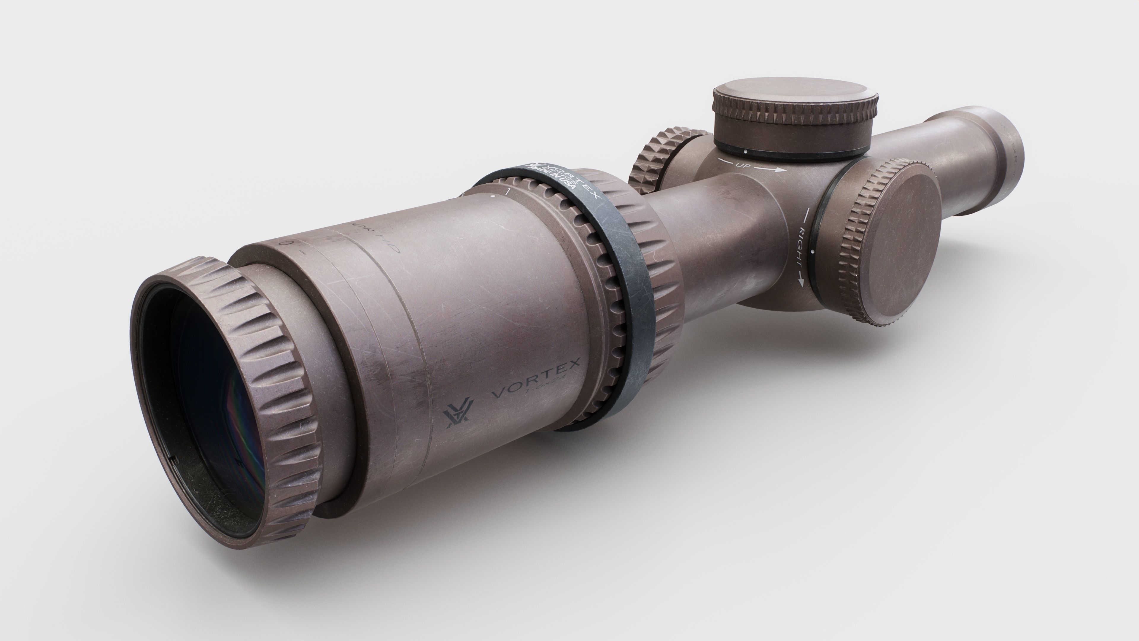 Vortex Razor HD Gen2-E 1-6x Low Power Variable Optic Low-poly 3D model_7