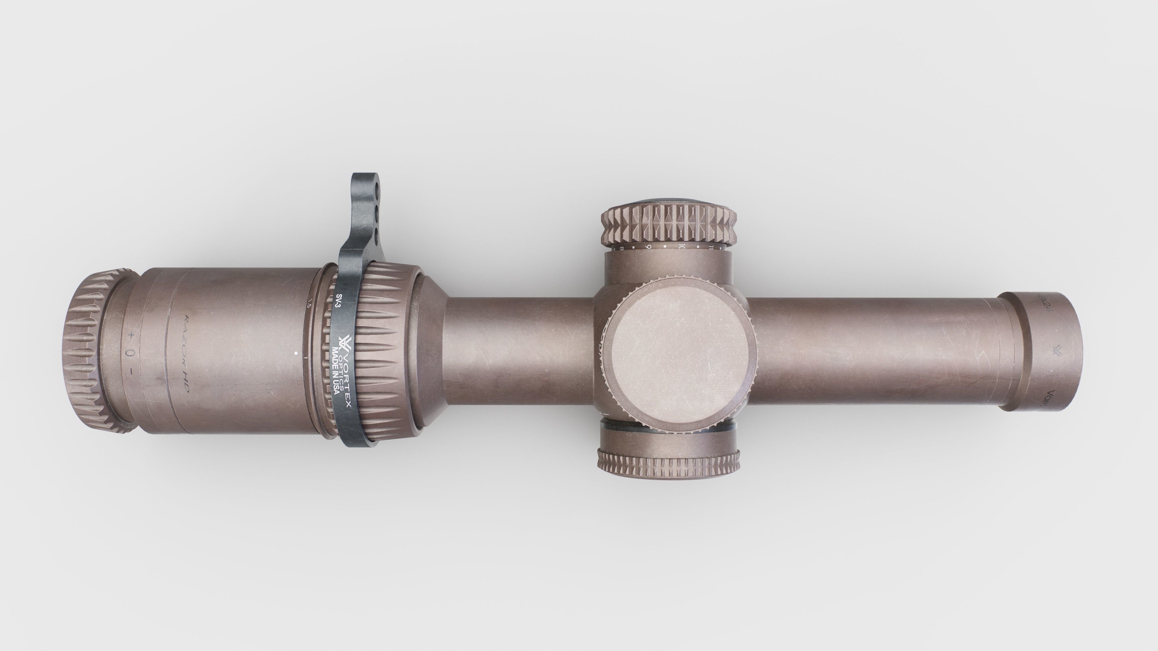 Vortex Razor HD Gen2-E 1-6x Low Power Variable Optic Low-poly 3D model_9