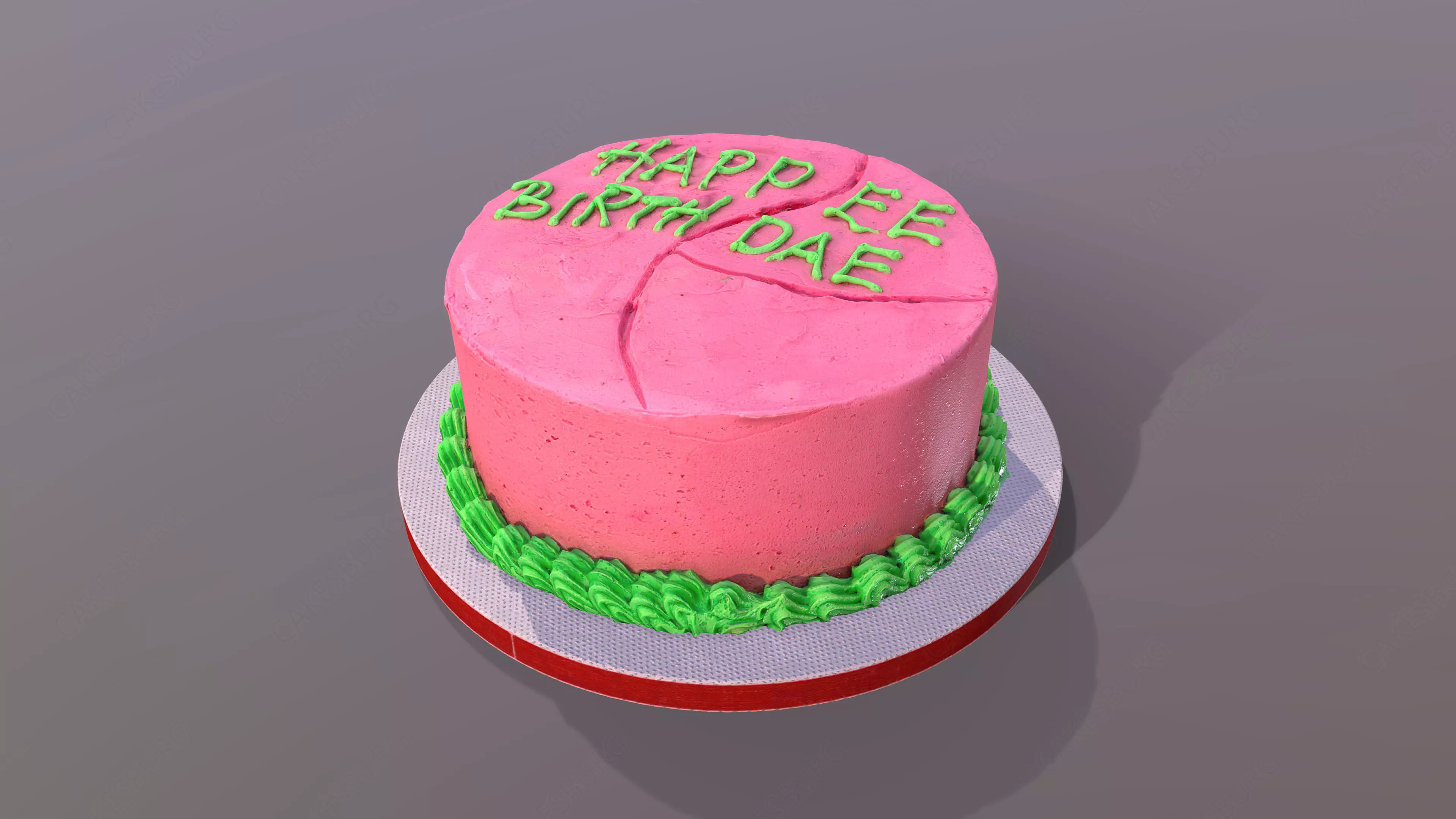 Harry Potter Hagrid Cake Low-poly 3D model