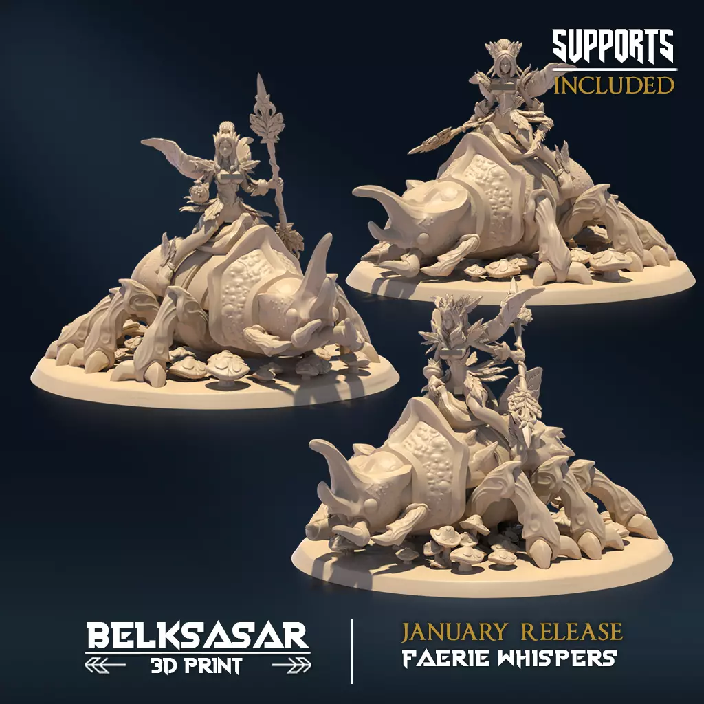 Spring Hermit Nude Set x3 3D print model_0