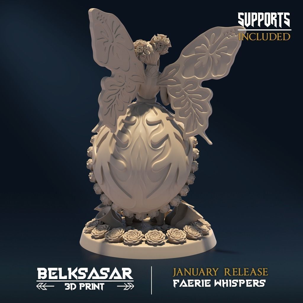 Visage of the Forest Nude and Normal 3D print model_4