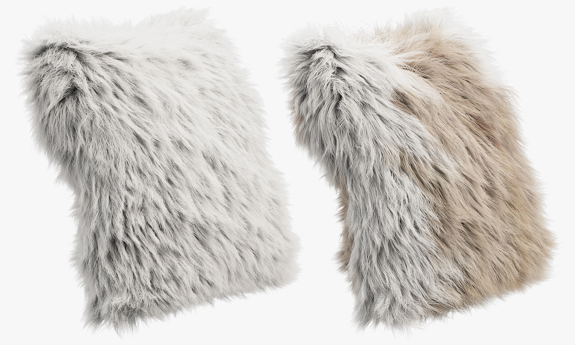 Fur pillows set 1 3D model_14