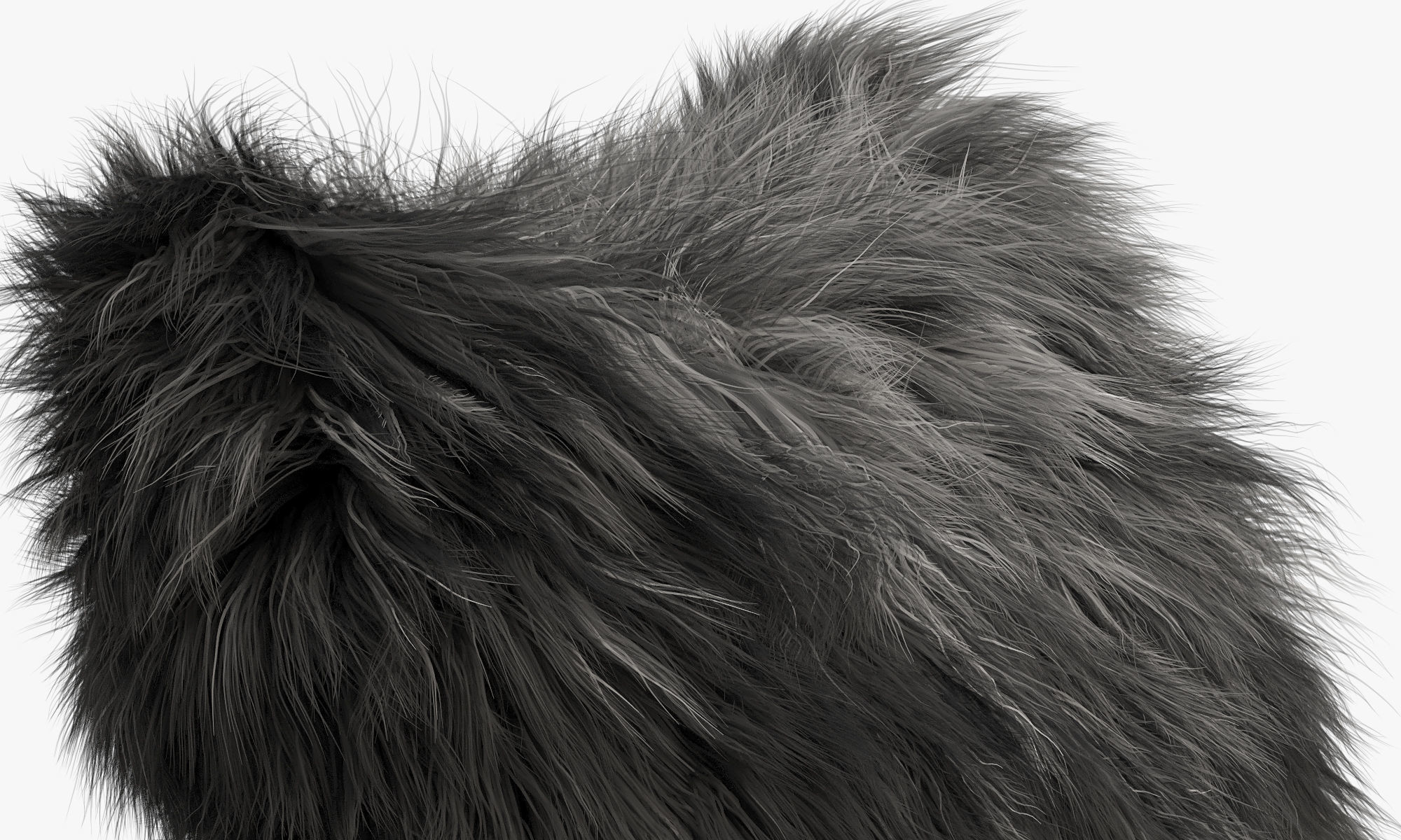 Fur pillows set 1 3D model_19