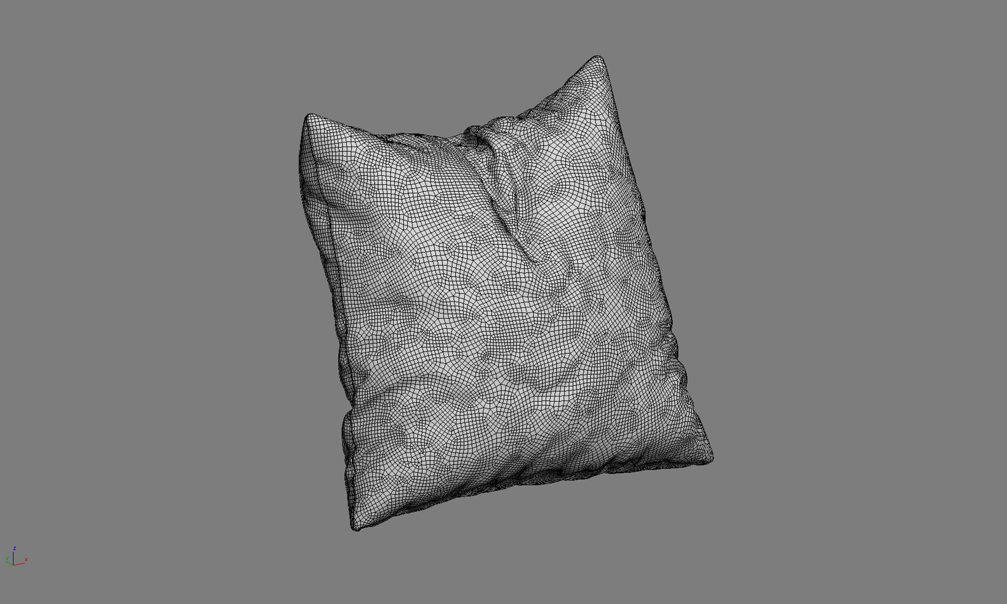Fur pillows set 1 3D model_22
