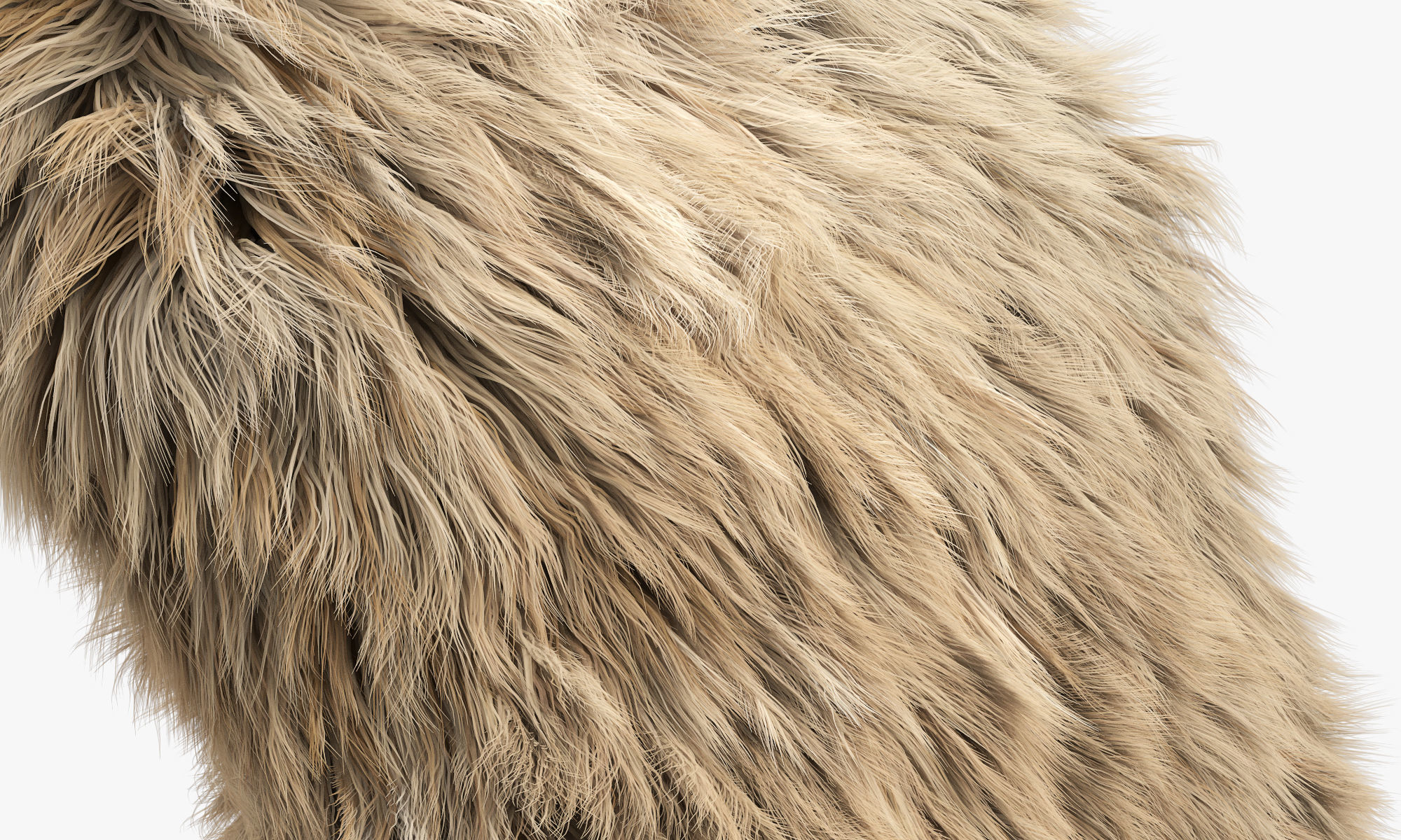 Fur pillows set 1 3D model_16
