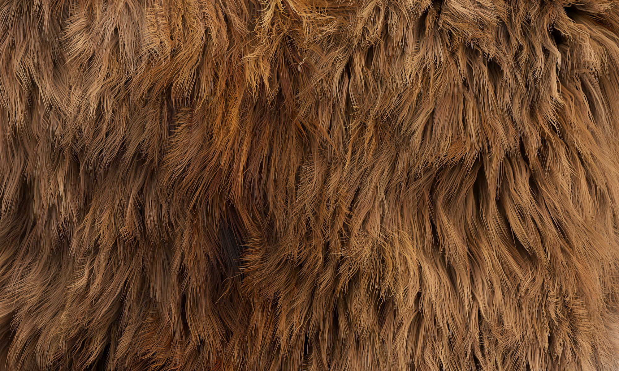 Fur pillows set 1 3D model_7