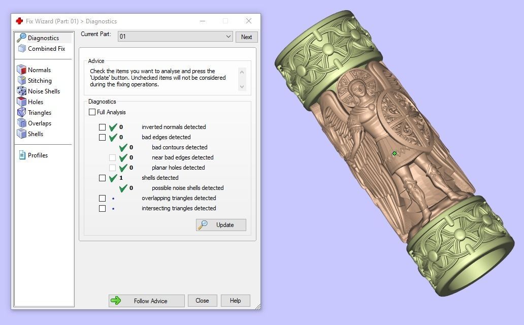 Ortodox sharm tube on leather rope 2 3D print model_3