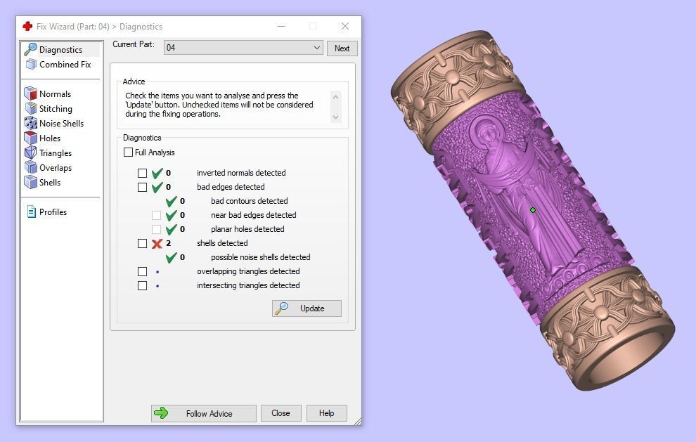 Ortodox sharm tube on leather rope 2 3D print model_4