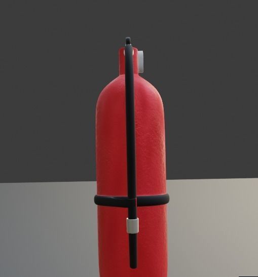 extinguisher fire Free 3D model_5