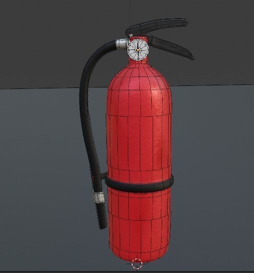 extinguisher fire Free 3D model_6