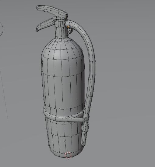extinguisher fire Free 3D model_7