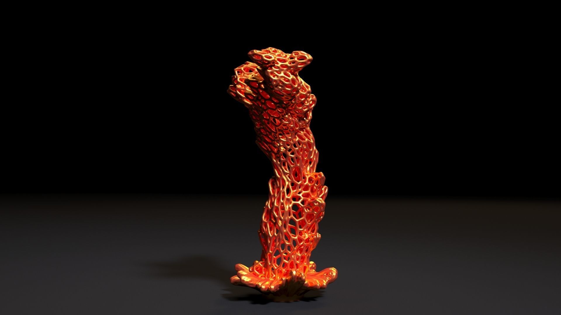 Fire Elemental 3D print model_6