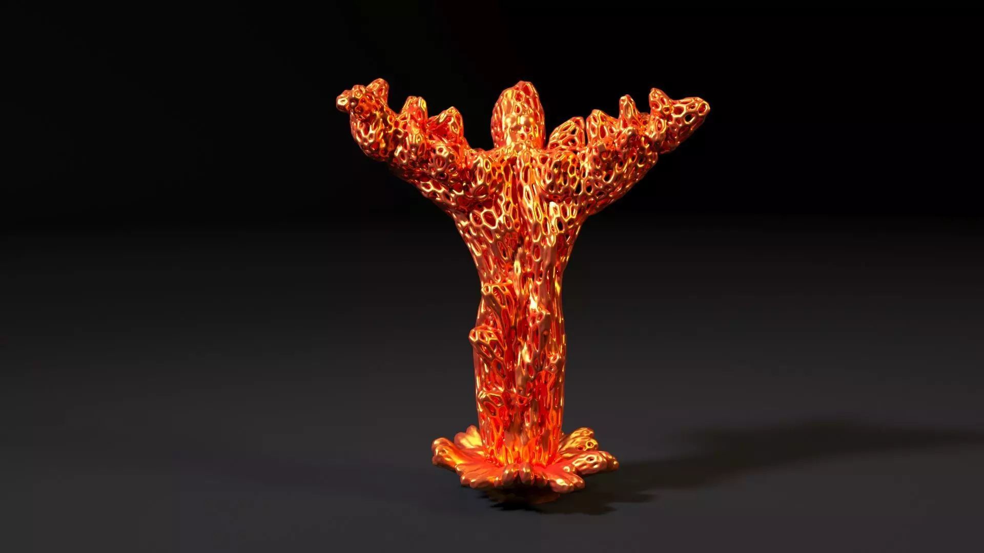 Fire Elemental 3D print model_0