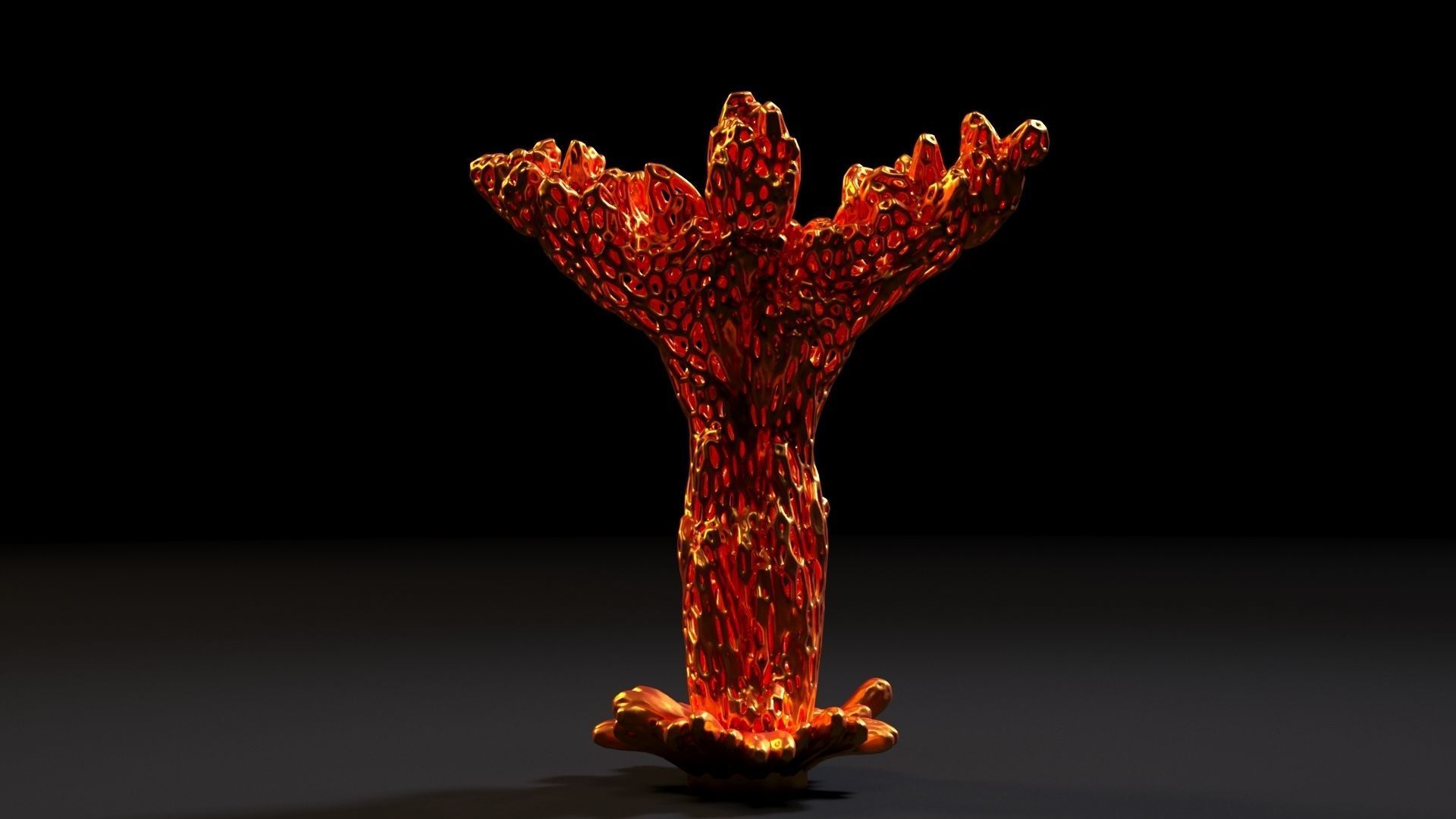 Fire Elemental 3D print model_4