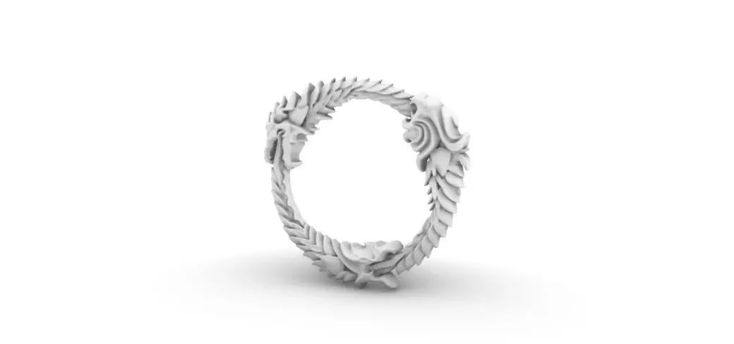 Pendant Dragon 3D print model_0