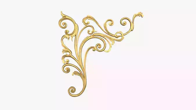 Classic decor ornament 259 3D model