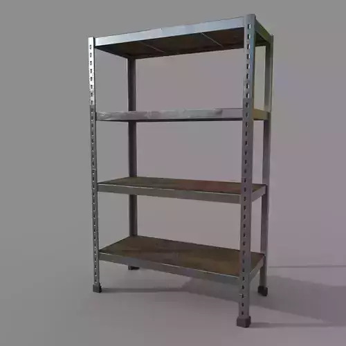 Shelf metal industrial rack