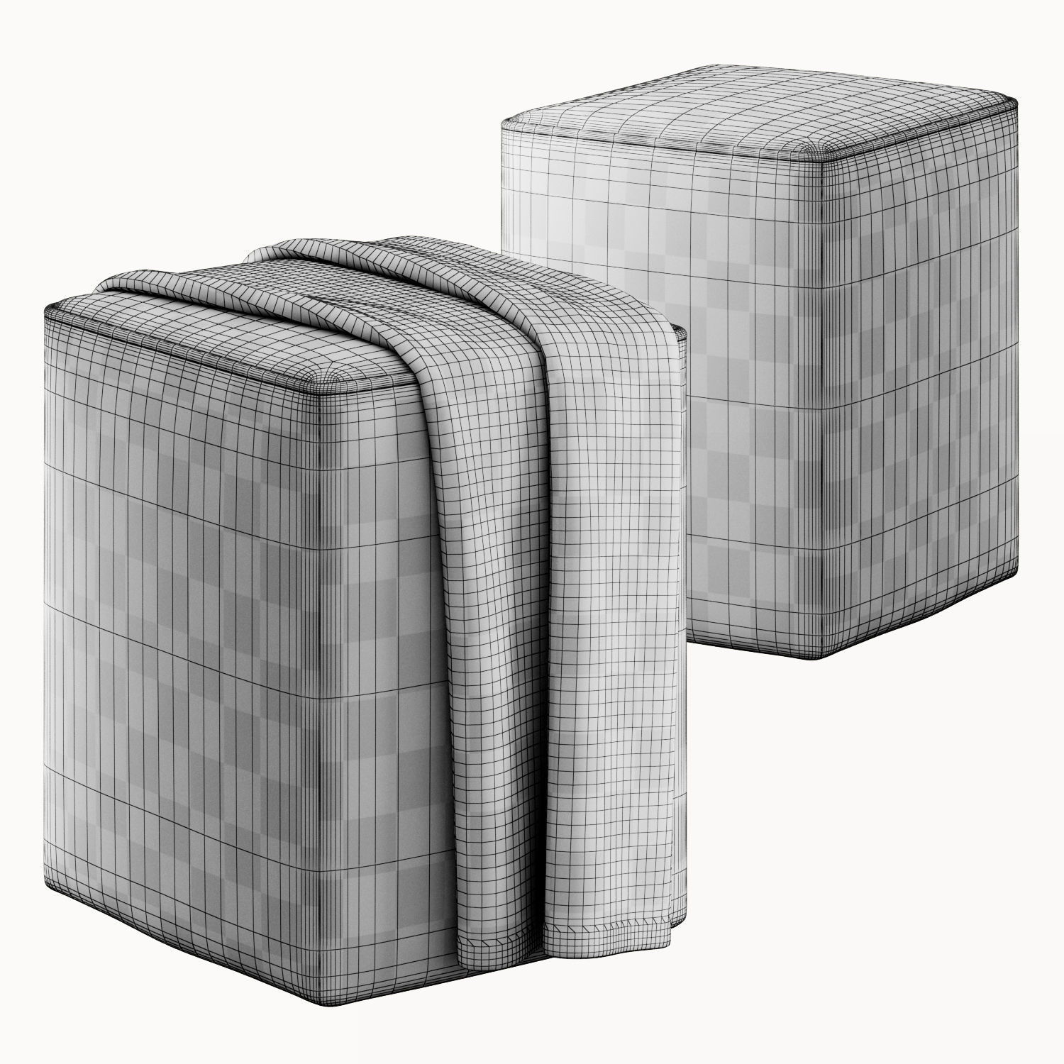 Boroughbridge Upholstered Ottoman by Gracie Oaks 3D model_1