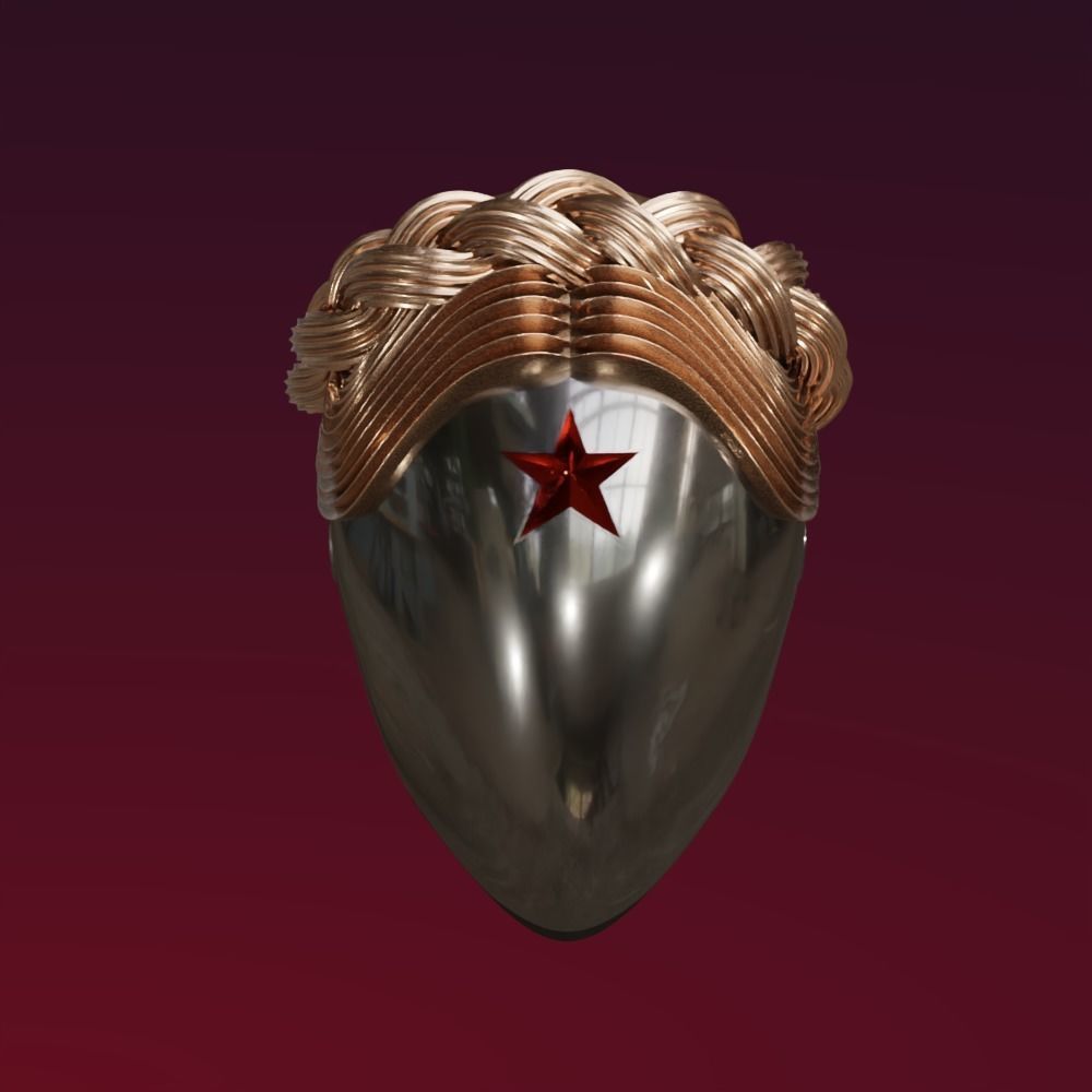 Atomic Heart Robotic Twins Helmet 3D print model_4