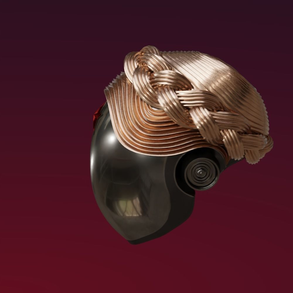 Atomic Heart Robotic Twins Helmet 3D print model_5