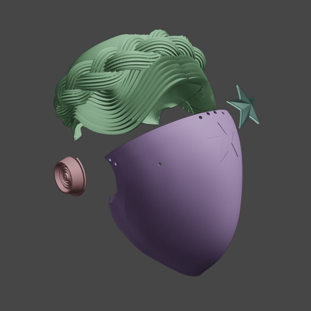 Atomic Heart Robotic Twins Helmet 3D print model_18