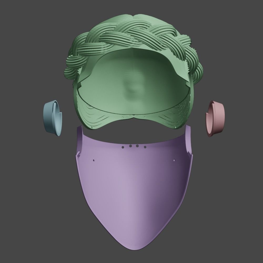 Atomic Heart Robotic Twins Helmet 3D print model_16