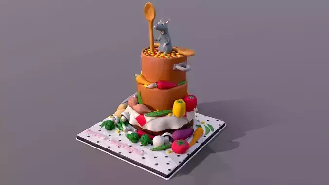 Ratatouille Cake