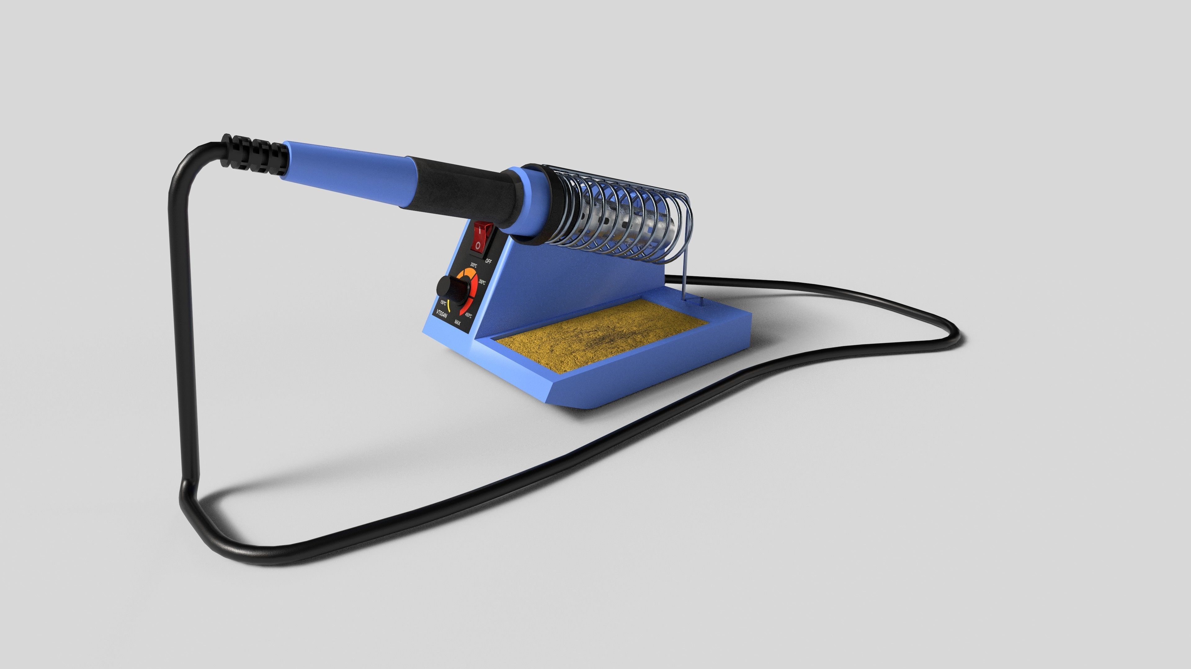 Velleman solder station Low-poly 3D model_2