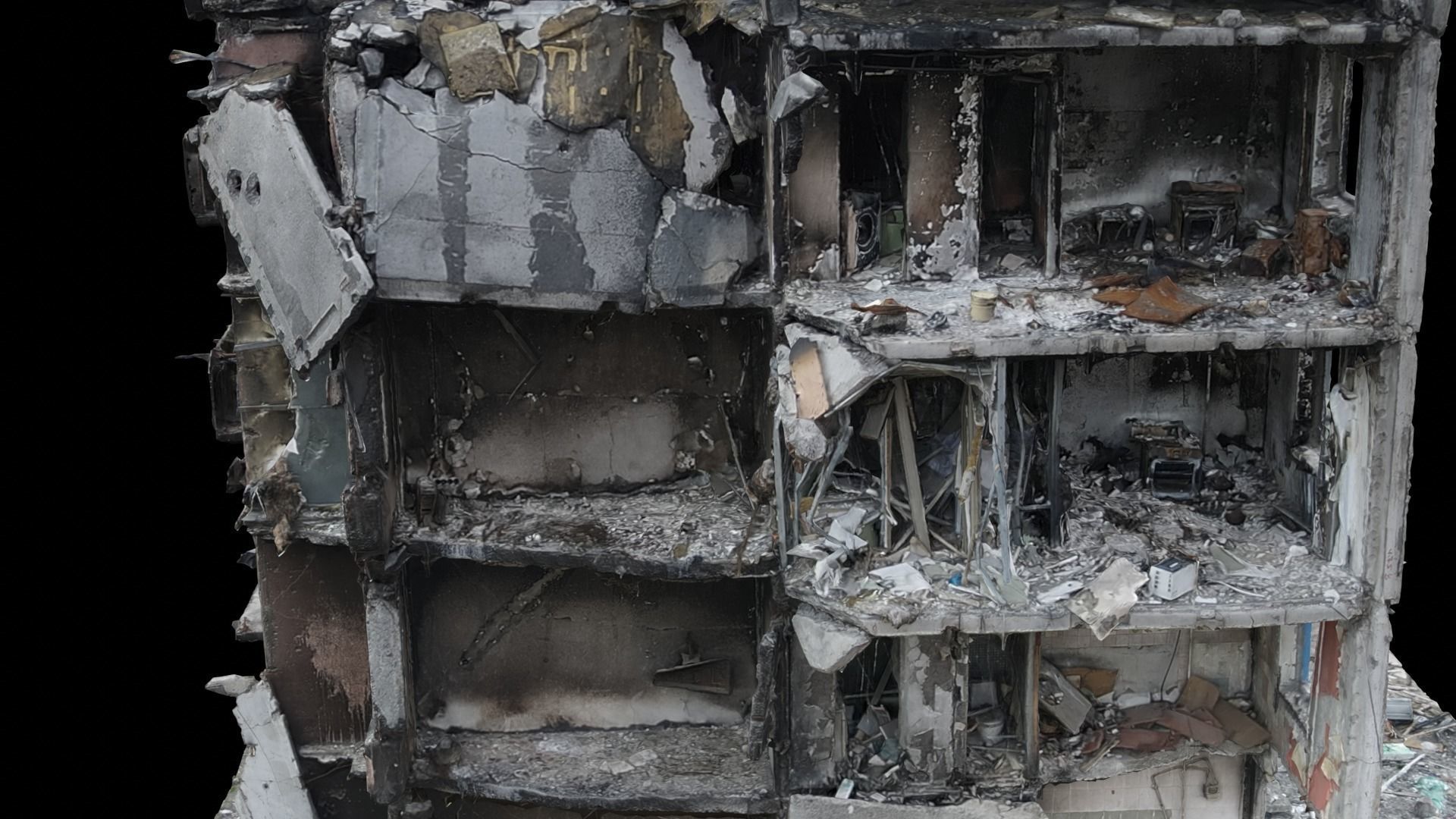 SCANS from Ukraine Buildings set 2 3D model_11