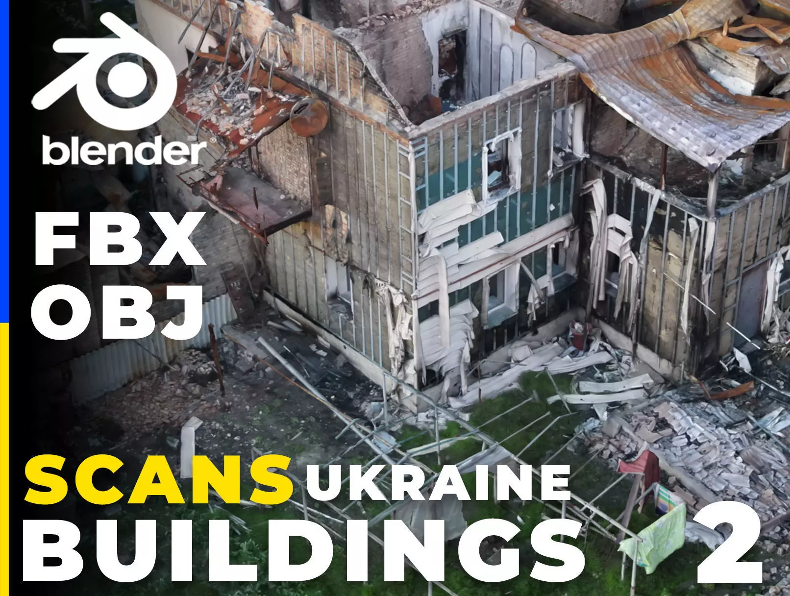 SCANS from Ukraine Buildings set 2 3D model_0