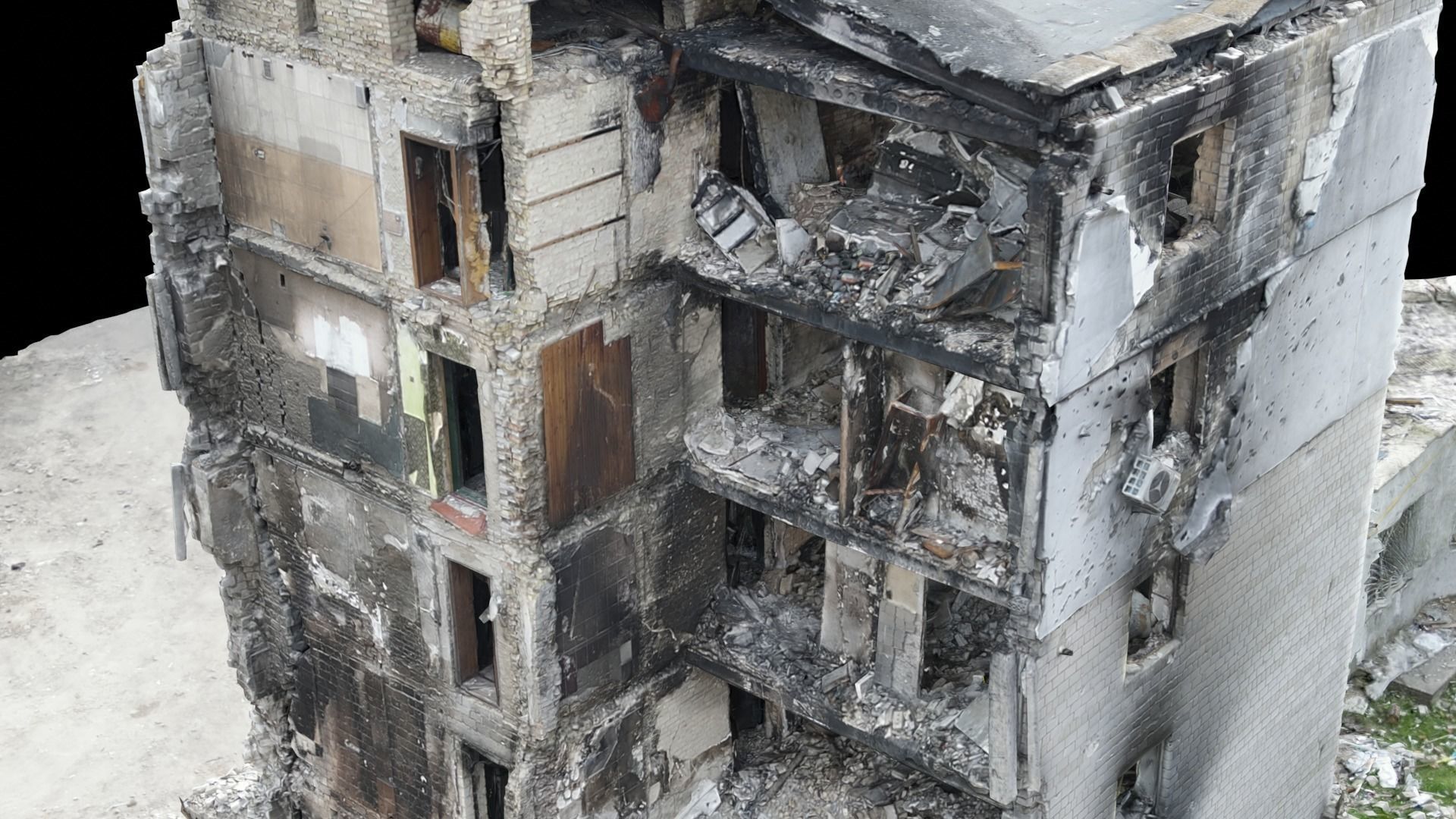 SCANS from Ukraine Buildings set 2 3D model_14