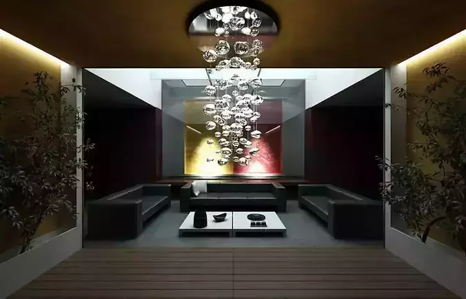 Spacious Modern Fully Furnished Living And Dining Room