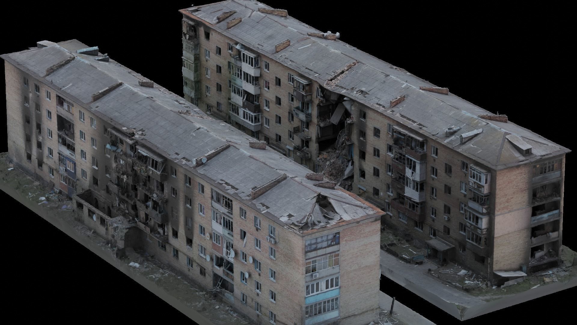 SCANS from Ukraine Buildings set 3 3D model_12