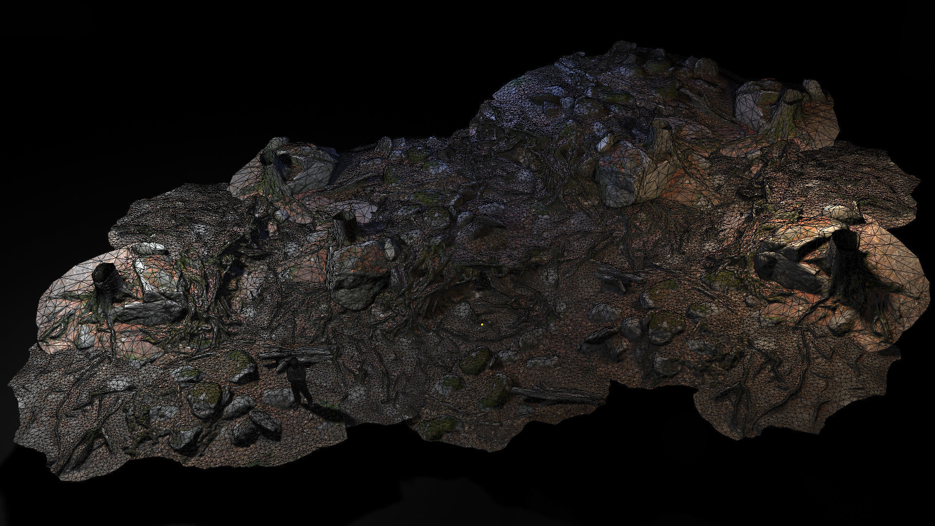 Beech forest ground modules - lwpoly PBR Game ready 3D Model Collection_9