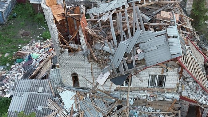 SCANS from Ukraine Buildings set 4 3D model 3