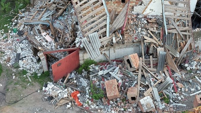 SCANS from Ukraine Buildings set 4 3D model 6