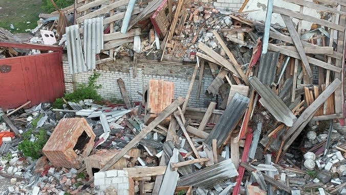 SCANS from Ukraine Buildings set 4 3D model 7