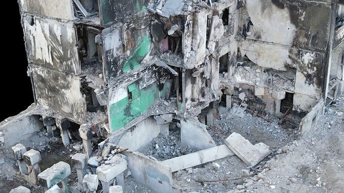 SCANS from Ukraine Buildings set 4 3D model 5