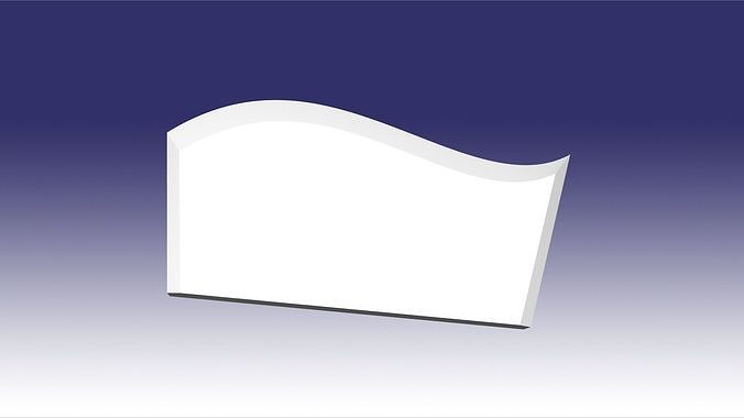 headstone wave dbl 3D model